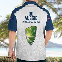 Australia Cricket Hawaiian Shirt Ashes Go Aussie Indigenous Art