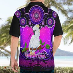 Personalised Australia Libra Cockatoo Zodiac Hawaiian Shirt Auz Astrology Aboriginal Magenta