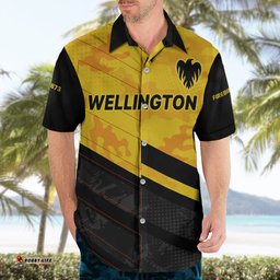 Custom Text And Number New Zealand Wellington Cricket Hawaiian Shirt Firebirds Sporty Style