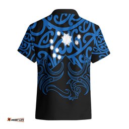 Matariki New Zealand Hawaiian Shirt Maori New Year Blue