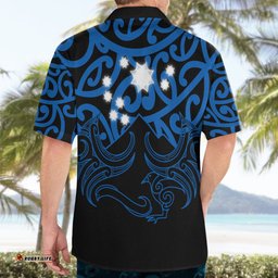 Matariki New Zealand Hawaiian Shirt Maori New Year Blue