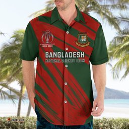 Personalised Bangladesh Cricket Hawaiian Shirt Go Champions World Cup