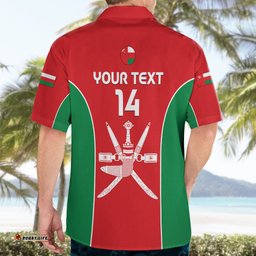 Personalised Oman Cricket Hawaiian Shirt Dynamic Version