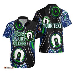 Personalised NAIDOC Hawaiian Shirt Torres Strait For Our Elders