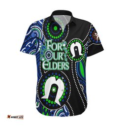 Personalised NAIDOC Hawaiian Shirt Torres Strait For Our Elders