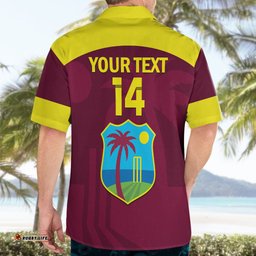 Personalised West Indies Cricket Hawaiian Shirt Go Windies Dynamic Version