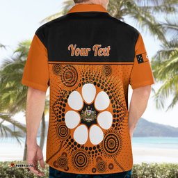 Personalised 1 July Australia Territory Day Hawaiian Shirt Aboriginal Pattern
