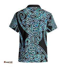 New Zealand Hawaiian Shirt Maori Pattern Papua Shell