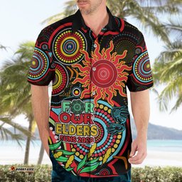 Suns Football Aboriginal Art Hawaiian Shirt NAIDOC Indigenous Tribal