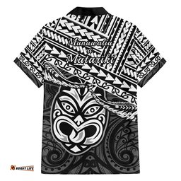 Matariki New Zealand Hawaiian Shirt Maori New Year Tiki Black Version