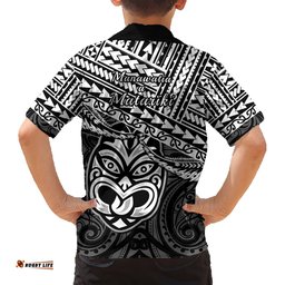 Matariki New Zealand Hawaiian Shirt Maori New Year Tiki Black Version