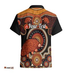 Personalised Australian Astrology Hawaiian Shirt Aboriginal Echidna Zodiac Sign