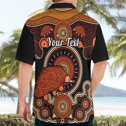 Personalised Australian Astrology Hawaiian Shirt Aboriginal Echidna Zodiac Sign