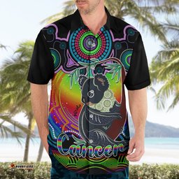 Personalised Australia Cancer Koala Zodiac Hawaiian Shirt Auz Astrology Aboriginal Rainbow
