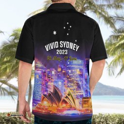 Australia Vivid Sydney Hawaiian Shirt Aussie Proud Sydney Opera House