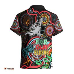 Bombers Football Aboriginal Art Hawaiian Shirt NAIDOC Indigenous Tribal