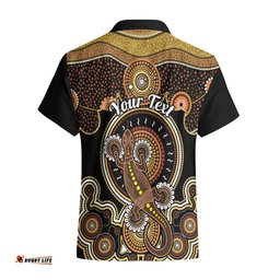 Personalised Australian Astrology Hawaiian Shirt Aboriginal Goanna Zodiac Sign
