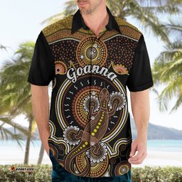 Personalised Australian Astrology Hawaiian Shirt Aboriginal Goanna Zodiac Sign