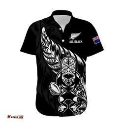New Zealand All Black Rugby Hawaiian Shirt