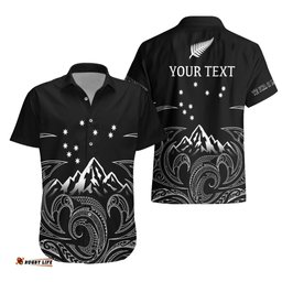 Personalised New Zealand Hawaiian Shirt Maori Te Iwa o Matariki