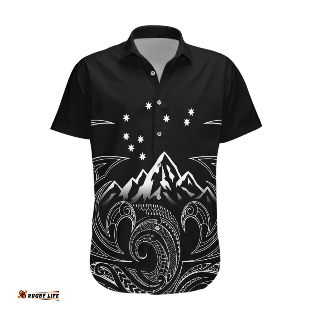Personalised New Zealand Hawaiian Shirt Maori Te Iwa o Matariki