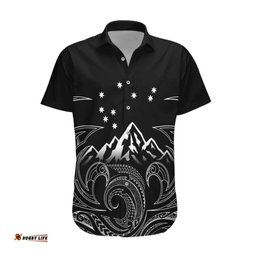 Personalised New Zealand Hawaiian Shirt Maori Te Iwa o Matariki