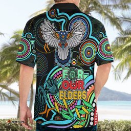 Magpies Football Aboriginal Art Hawaiian Shirt NAIDOC Indigenous Tribal