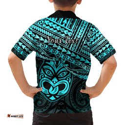 Personalised Matariki New Zealand Hawaiian Shirt Maori New Year Tiki Turquoise Version