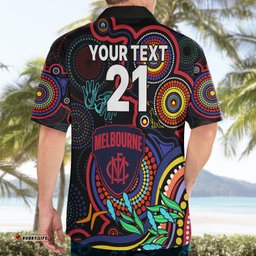Custom Demons Football Aboriginal Art Hawaiian Shirt NAIDOC Indigenous Tribal