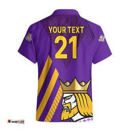 Custom Text And Number New Zealand Canterbury Cricket Hawaiian Shirt Be Proud Kings