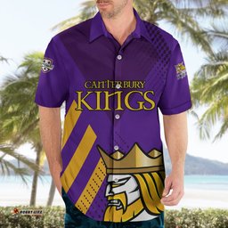 Custom Text And Number New Zealand Canterbury Cricket Hawaiian Shirt Be Proud Kings