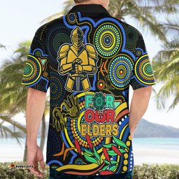 Titans Rugby Aboriginal Art Hawaiian Shirt NAIDOC Indigenous Tribal