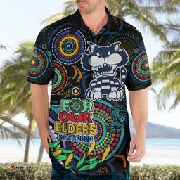 Custom Cats Football Aboriginal Art Hawaiian Shirt NAIDOC Indigenous Tribal