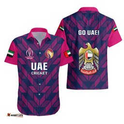 United Arab Emirates Cricket Hawaiian Shirt Go UAE Dynamic Version