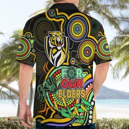 Richmond Football Aboriginal Art Hawaiian Shirt NAIDOC Indigenous Tribal