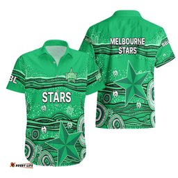 Australia Stars Cricket Hawaiian Shirt Indigenous