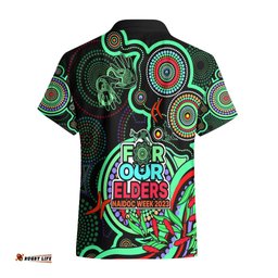 NAIDOC Week Hawaiian Shirt Indigenous Tribal Ver.02 Green