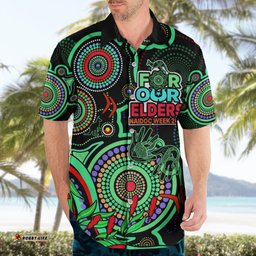 NAIDOC Week Hawaiian Shirt Indigenous Tribal Ver.02 Green