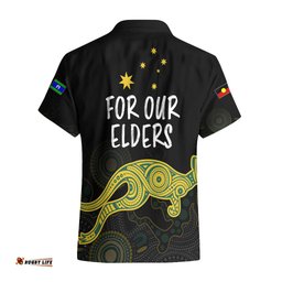 NAIDOC Week Hawaiian Shirt Australia Soccer Matildas For Our Elders