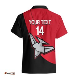 Personalised Essendon Football Hawaiian Shirt Go Bombers Simple Style