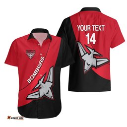 Personalised Essendon Football Hawaiian Shirt Go Bombers Simple Style
