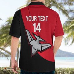 Personalised Essendon Football Hawaiian Shirt Go Bombers Simple Style