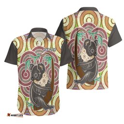 Personalised Australia Koala Hawaiian Shirt Aboriginal
