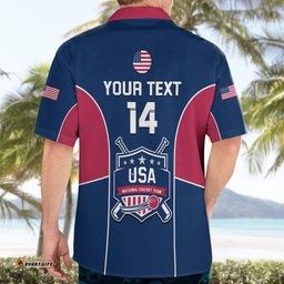 Personalised United States Cricket Hawaiian Shirt Go USA Dynamic Version