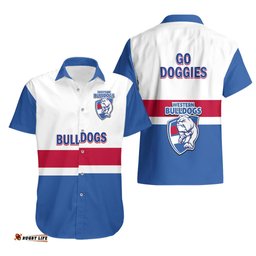 Western Bulldogs Football Hawaiian Shirt Go Doggies Sporty Style