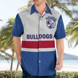 Western Bulldogs Football Hawaiian Shirt Go Doggies Sporty Style