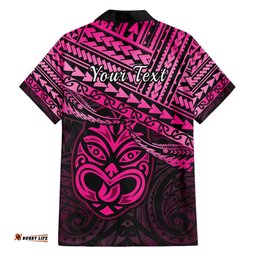 Personalised Matariki New Zealand Hawaiian Shirt Maori New Year Tiki Pink Version