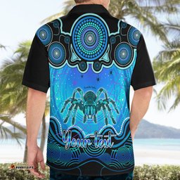 Personalised Australia Scorpio Tarantulas Spider Zodiac Hawaiian Shirt Auz Astrology Aboriginal Aqua