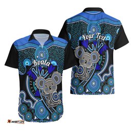 Personalised Australian Astrology Hawaiian Shirt Aboriginal Koala Zodiac Sign