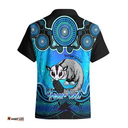 Personalised Australia Gemini Sugar Gilder Zodiac Hawaiian Shirt Auz Astrology Aboriginal Aqua